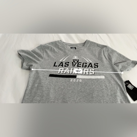 NFL Apparel Men's Las Vegas Raiders Football Tee Shirt medium double sided 2020 - Picture 6 of 15